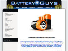 Tablet Screenshot of batteryguys.co.za